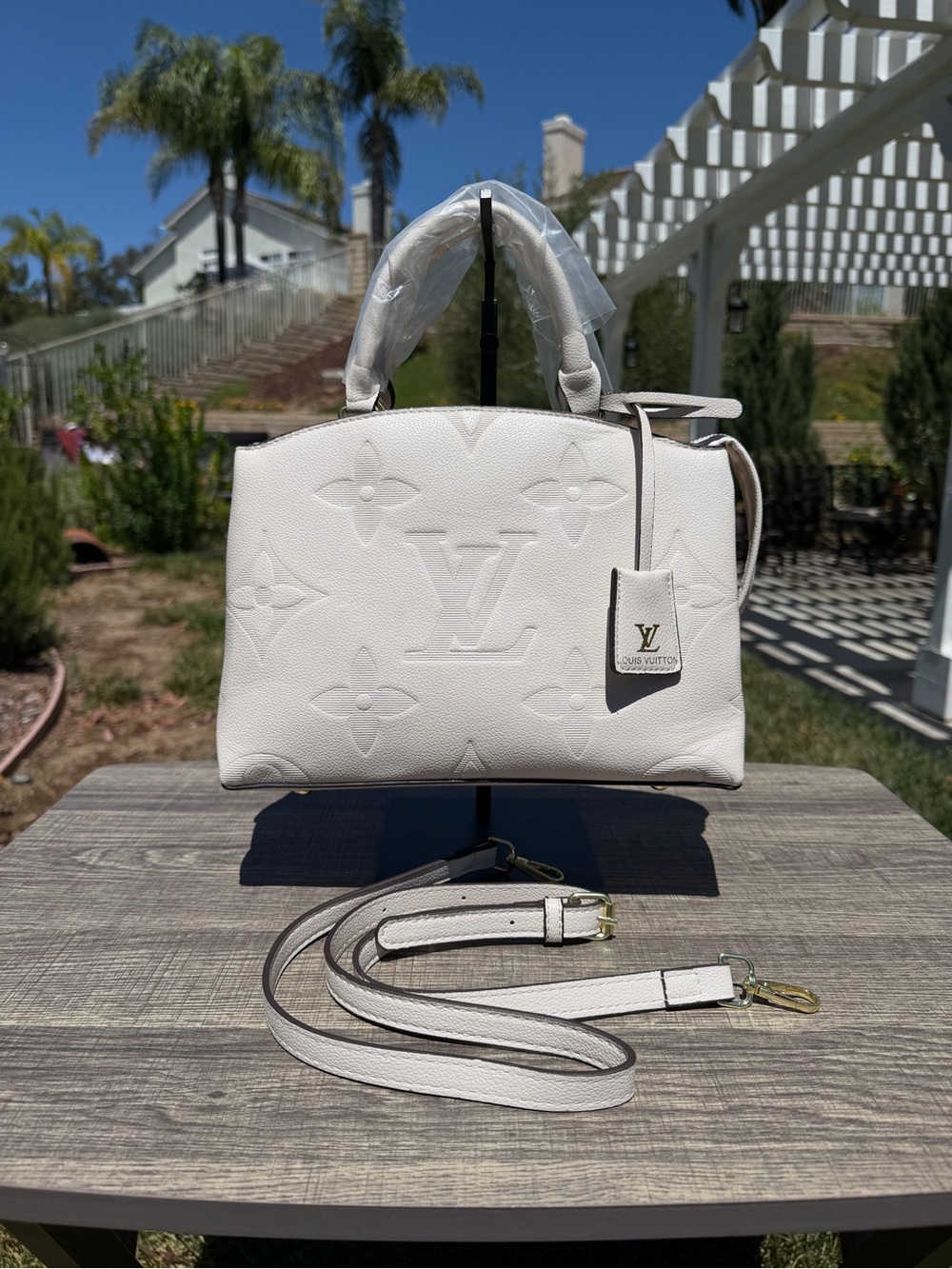 NEW LV Print Empreinte CreamMonogram Palais bag - Picture 2 of 12